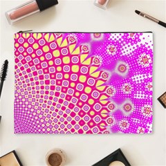 Digital Arts Fractals Futuristic Pink Cosmetic Bag (XL)