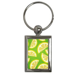 Lemon Fruit Healthy Fruits Food Key Chain (rectangle) by Nexatart