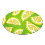 Lemon Fruit Healthy Fruits Food Oval Magnet Front