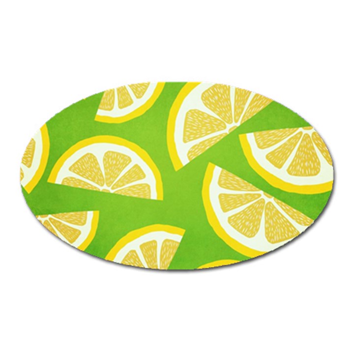 Lemon Fruit Healthy Fruits Food Oval Magnet