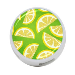 Lemon Fruit Healthy Fruits Food 4-port Usb Hub (one Side) by Nexatart