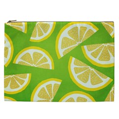 Lemon Fruit Healthy Fruits Food Cosmetic Bag (xxl) by Nexatart