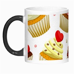 Seamless Pattern Yummy Colored Cupcakes Morph Mugs by Nexatart