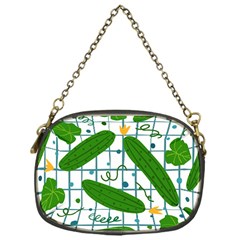 Seamless Pattern With Cucumber Chain Purse (one Side)