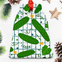 Seamless Pattern With Cucumber Ornament (bell)