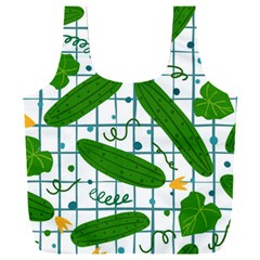 Seamless Pattern With Cucumber Full Print Recycle Bag (xxl)