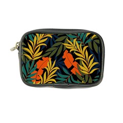 Fashionable Seamless Tropical Pattern With Bright Green Blue Plants Leaves Coin Purse by Nexatart