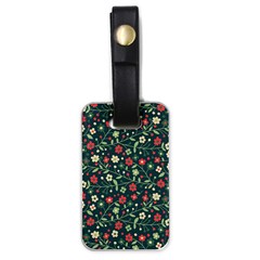 Flowering Branches Seamless Pattern Luggage Tag (one Side) by Nexatart