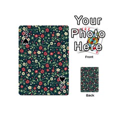 Flowering Branches Seamless Pattern Playing Cards 54 Designs (mini)