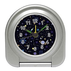 Starry Night  Space Constellations  Stars  Galaxy  Universe Graphic  Illustration Travel Alarm Clock