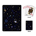 Starry Night  Space Constellations  Stars  Galaxy  Universe Graphic  Illustration Playing Cards Single Design (Rectangle) Back