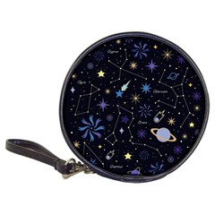 Starry Night  Space Constellations  Stars  Galaxy  Universe Graphic  Illustration Classic 20-cd Wallets by Nexatart