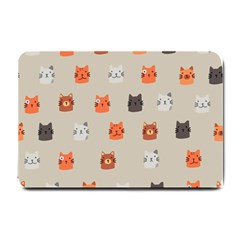 Cat Faces Pattern Small Doormat  by Nexatart