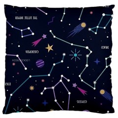 Space Wallpapers Large Cushion Case (two Sides) by Nexatart