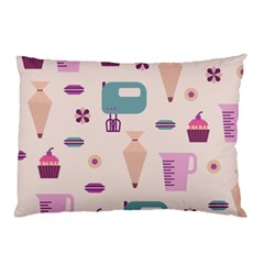 Seamless Bakery Vector Pattern Pillow Case