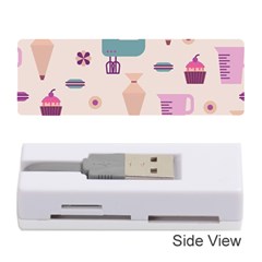 Seamless Bakery Vector Pattern Memory Card Reader (Stick)