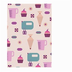 Seamless Bakery Vector Pattern Large Garden Flag (Two Sides)