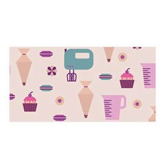 Seamless Bakery Vector Pattern Satin Wrap by Nexatart