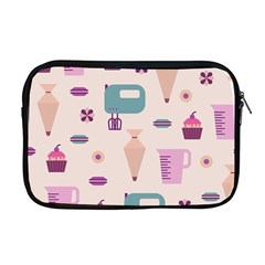 Seamless Bakery Vector Pattern Apple MacBook Pro 17  Zipper Case