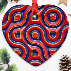 Pattern Curve Design Ornament (heart)