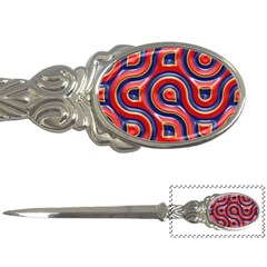 Pattern Curve Design Letter Opener by Nexatart