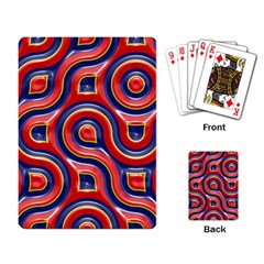 Pattern Curve Design Playing Cards Single Design (rectangle)