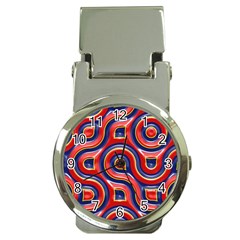 Pattern Curve Design Money Clip Watches