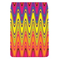 Retro Colorful Waves Background Removable Flap Cover (s) by Nexatart