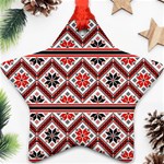 Folklore Ethnic Pattern Background Ornament (Star) Front