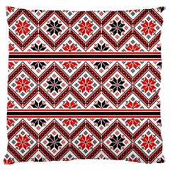 Folklore Ethnic Pattern Background Large Cushion Case (two Sides)