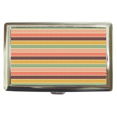 Vintage Stripes Lines Background Cigarette Money Case