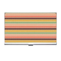 Vintage Stripes Lines Background Business Card Holder by Nexatart