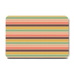 Vintage Stripes Lines Background Small Doormat  by Nexatart