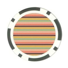 Vintage Stripes Lines Background Poker Chip Card Guard