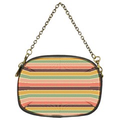 Vintage Stripes Lines Background Chain Purse (one Side)