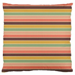 Vintage Stripes Lines Background Large Cushion Case (one Side) by Nexatart