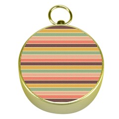 Vintage Stripes Lines Background Gold Compasses