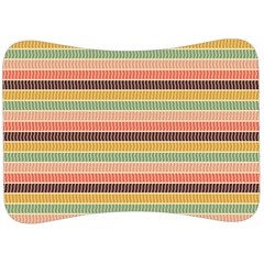 Vintage Stripes Lines Background Velour Seat Head Rest Cushion