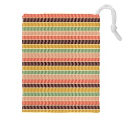 Vintage Stripes Lines Background Drawstring Pouch (4xl)