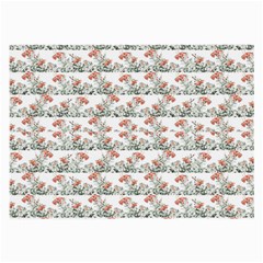 Photo Illustration Floral Motif Striped Design Large Glasses Cloth by dflcprintsclothing