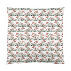 Photo Illustration Floral Motif Striped Design Standard Cushion Case (one Side) by dflcprintsclothing