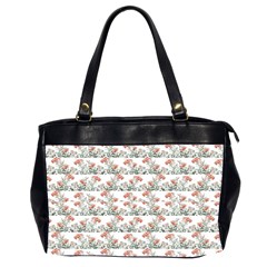 Photo Illustration Floral Motif Striped Design Oversize Office Handbag (2 Sides) by dflcprintsclothing