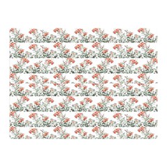 Photo Illustration Floral Motif Striped Design Double Sided Flano Blanket (mini)  by dflcprintsclothing