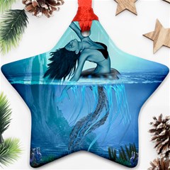 Wonderful Jellyfish Women Ornament (star) by FantasyWorld7