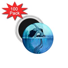 Wonderful Jellyfish Women 1 75  Magnets (100 Pack)  by FantasyWorld7