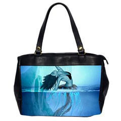 Wonderful Jellyfish Women Oversize Office Handbag (2 Sides) by FantasyWorld7