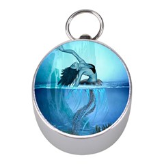 Wonderful Jellyfish Women Mini Silver Compasses by FantasyWorld7