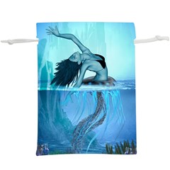 Wonderful Jellyfish Women  Lightweight Drawstring Pouch (xl) by FantasyWorld7