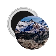 El Chalten Landcape Andes Patagonian Mountains, Agentina 2 25  Magnets by dflcprintsclothing