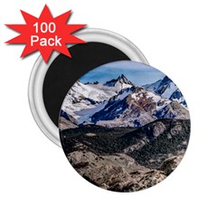 El Chalten Landcape Andes Patagonian Mountains, Agentina 2 25  Magnets (100 Pack)  by dflcprintsclothing